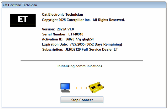 Caterpillar ET2025A & Perkins EST2025A